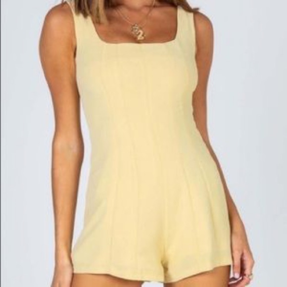 NWT Princess Polly Yellow So Free Playsuit